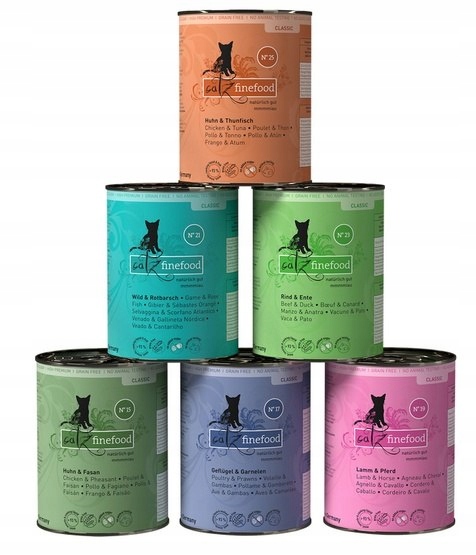 Levně Catz Finefood Classic Collection II multipack konzerv N.15-25 6x400g