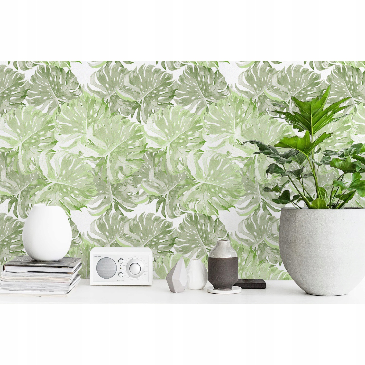 

Tapeta flizelinowa Nowoczesny wzór liście 416x254