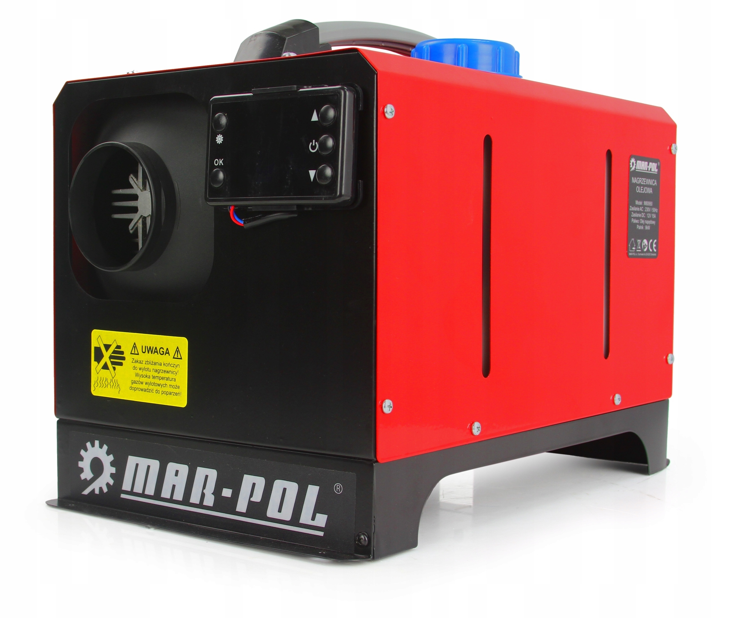 NAGRZEWNICA SPALINOWA DMUCHAWA OLEJOWA OGRZEWANIE POSTOJOWE 8KW jak webasto Kod producenta M80950