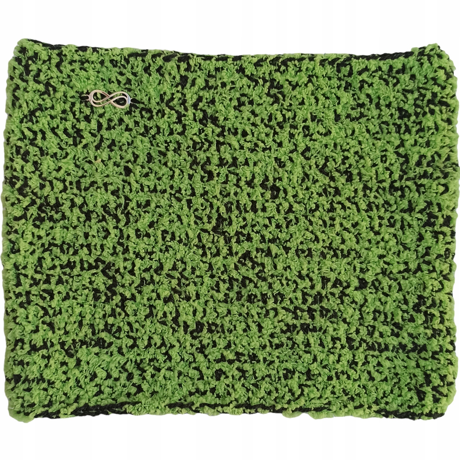 nákrčník Milu Soft handmade háček šála zelená ča