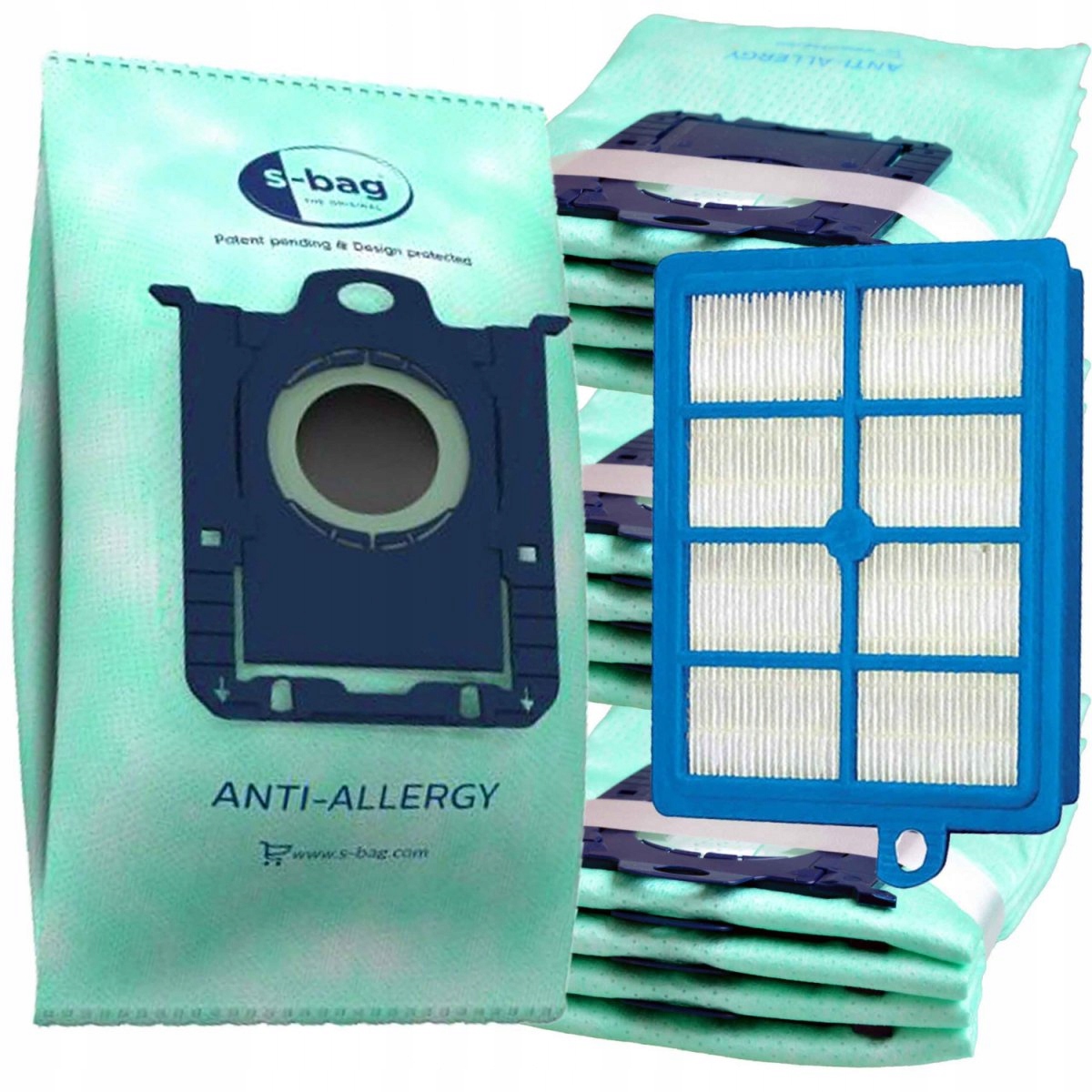 

Oryginalne s-bag E206s i filtr Allergy Plus