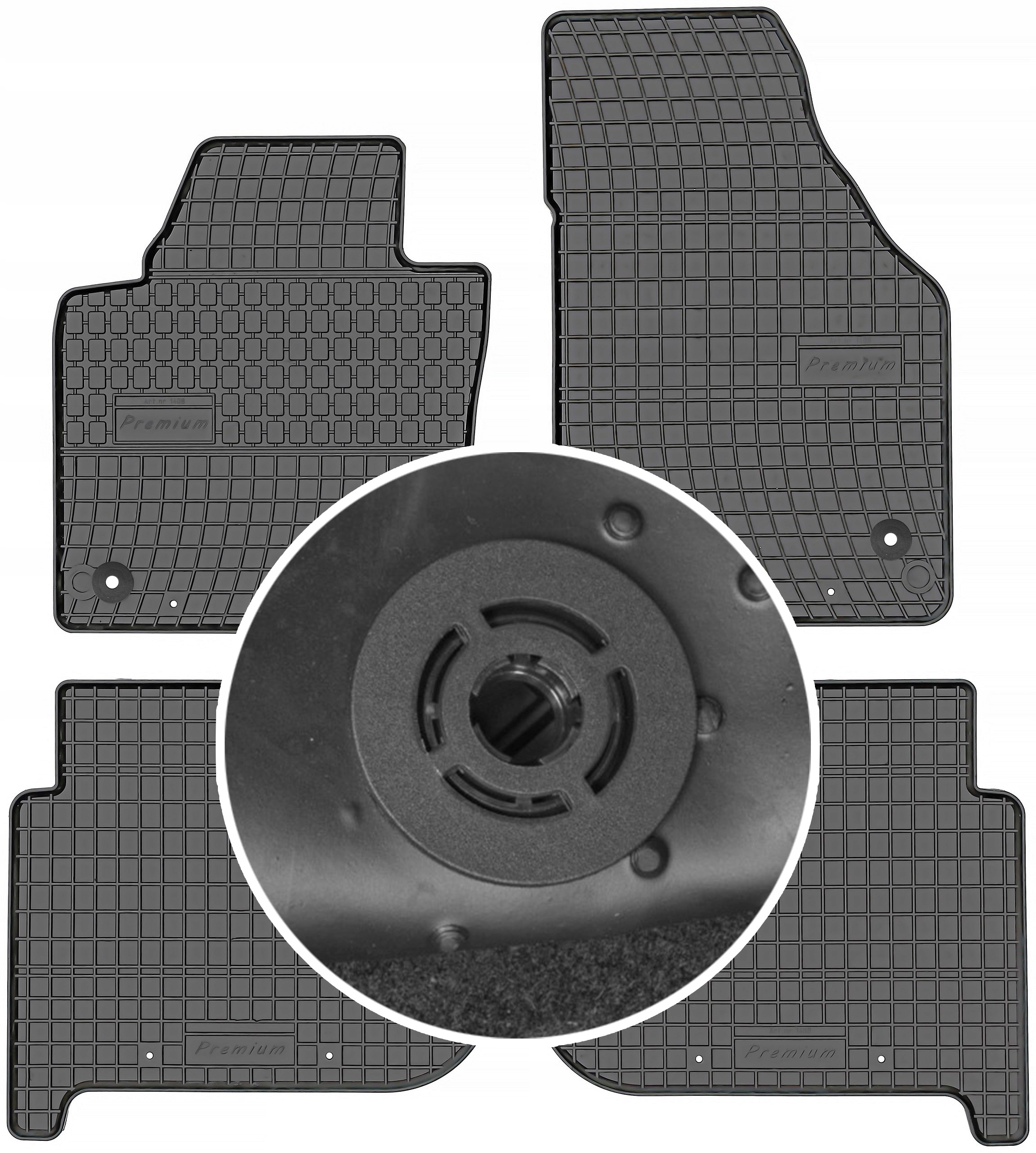 

Vw Touran I 2010-2015 Dywaniki z mocowaniami