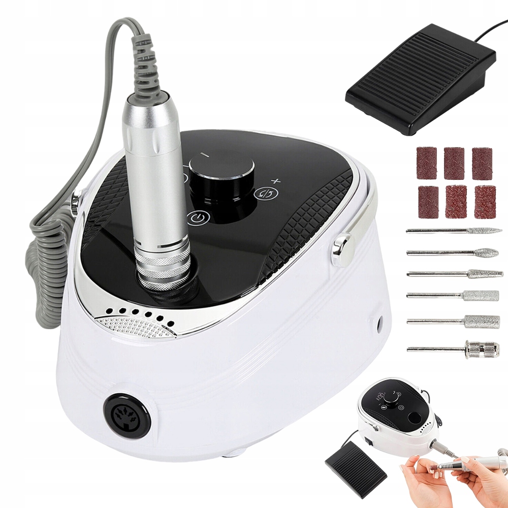 Elektrická bruska na manikúru a pedikúru 35000 otáček s Led displejem