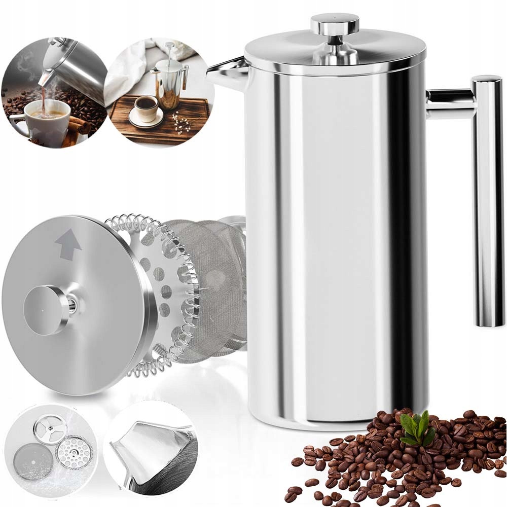 Kávovar Na Espresso Funguje Na Indukci, Plyn, Ocel 800 ML