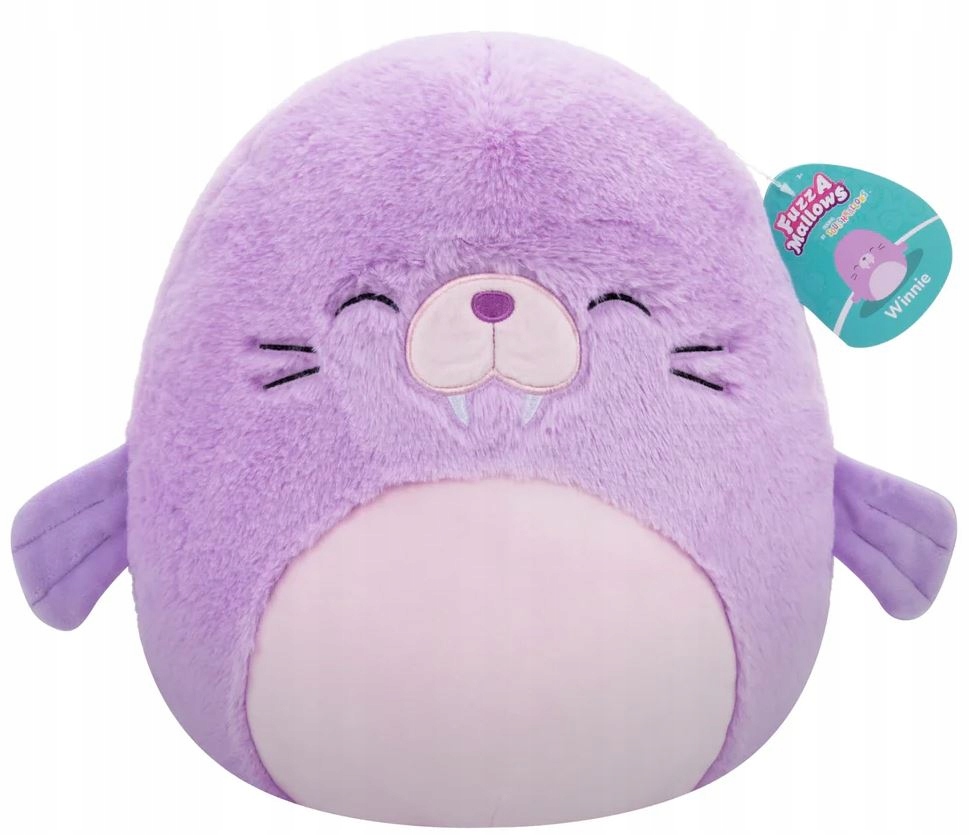 Squishmallows Fuzzamallows Mors Winnie maskotka 30 cm