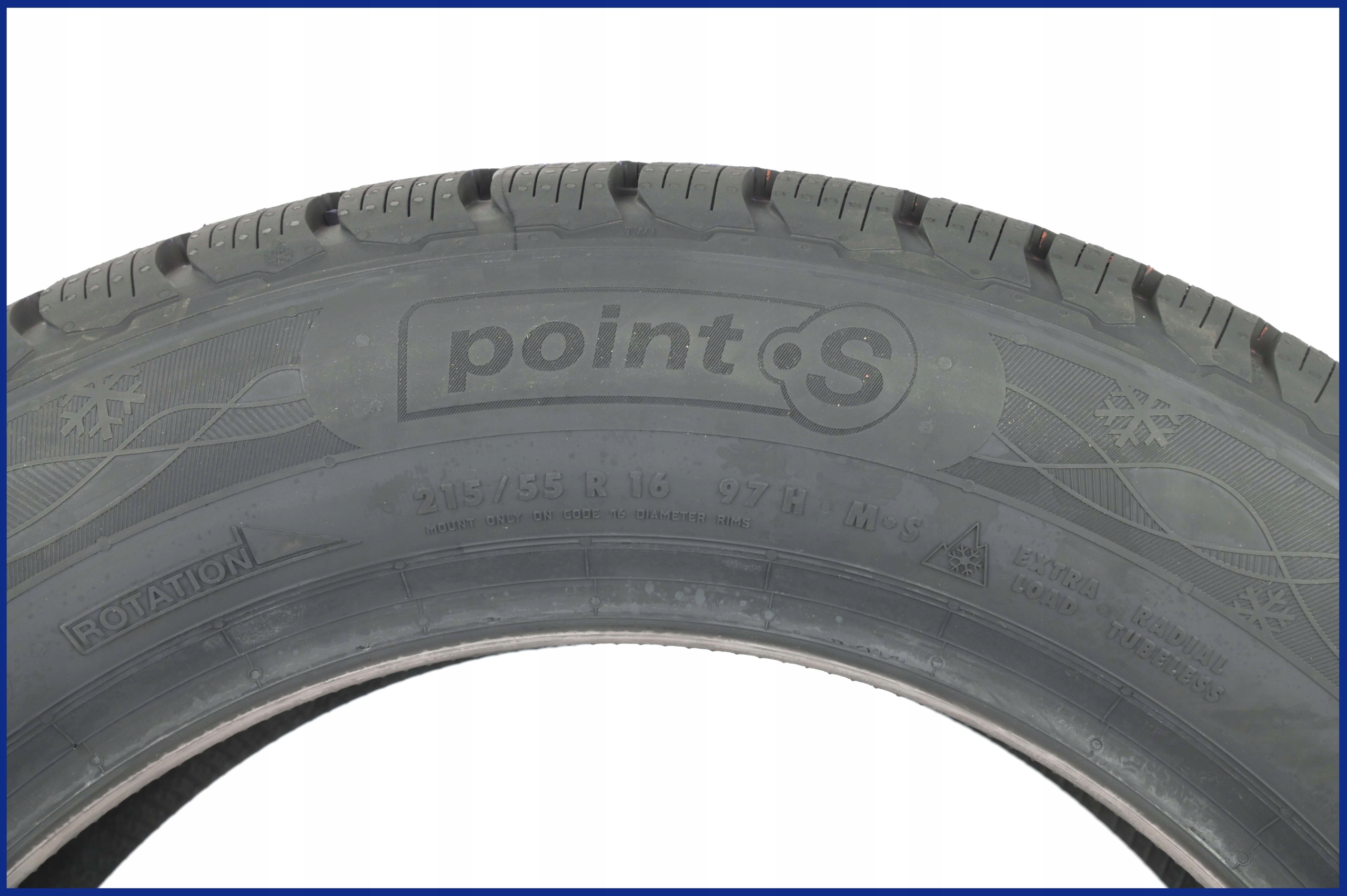 2 x 215/55R16 XL 97H Winter S Point S TYRES ZIMA Model inny