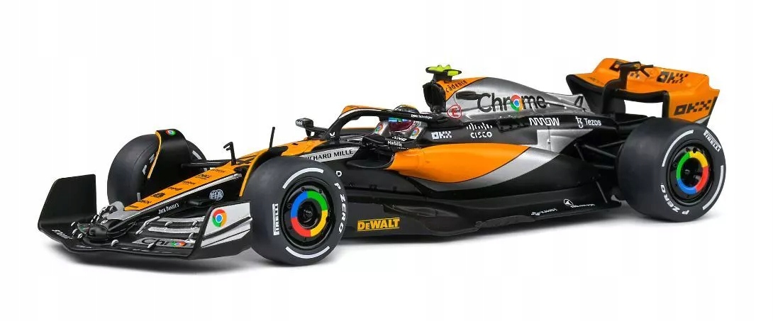Model samochodu McLaren MCL60 L. Norris GP - 2023, orange Solido 1:43