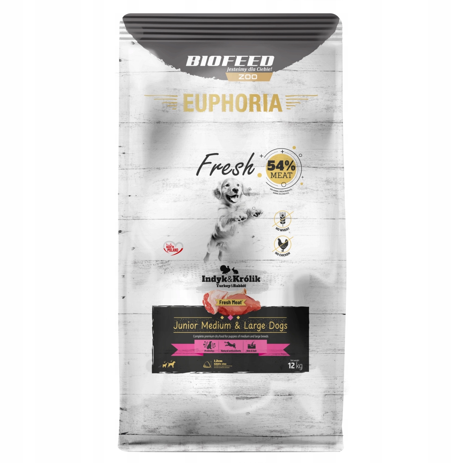 Krmivo pro psy Euphoria suché krůta bez kuřete 12 kg pro...