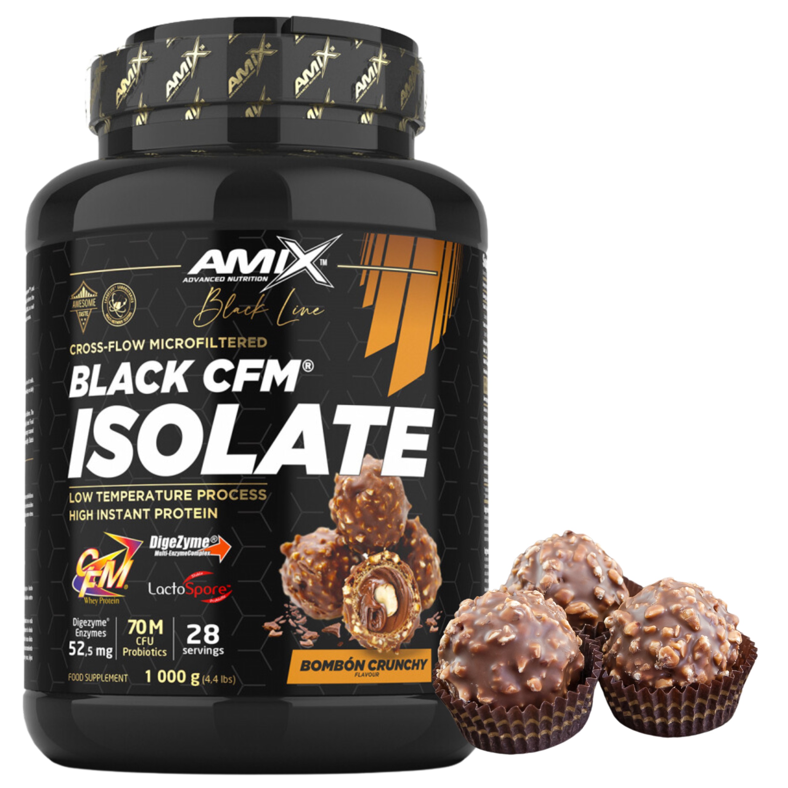 Proteinový izolát Protein Protein Wpi Čokoláda Ořechový krém Cfm Amix