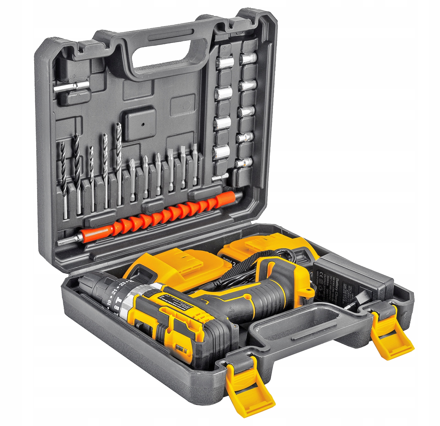 WIERTARKO WKRĘTARKA AKUMULATOROWA UDAROWA 20V Majster Polska mp0424 mp-0424 Miękki moment obrotowy 35 Nm