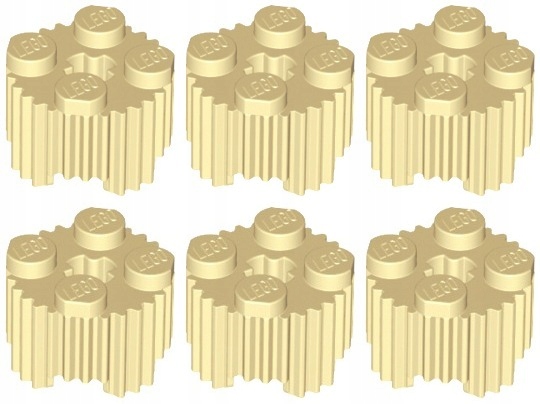 

Lego 92947 Klocek Grill 2x2 piaskowy (6g) 6 szt