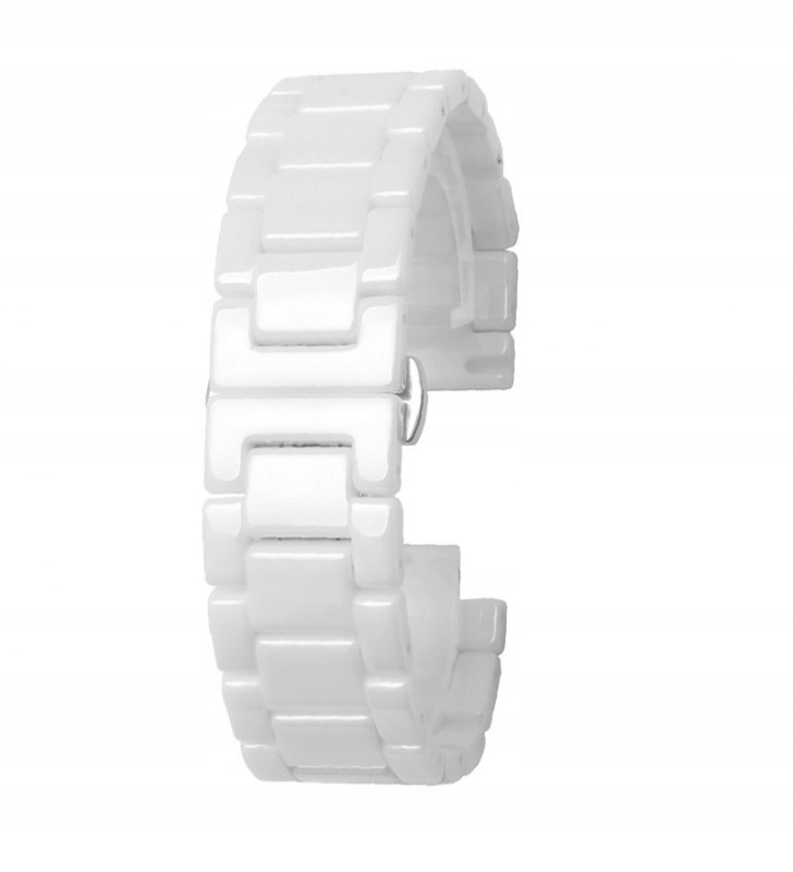 

Ceramiczna bransoleta do smartwatch biała 18 mm