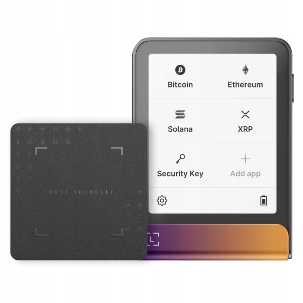 Bezpečná peněženka pro kryptoměny Ledger Flex Bitcoin Ferro Fuchsia