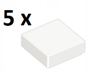 

Lego White Tile 1 x 1 3070b 5szt
