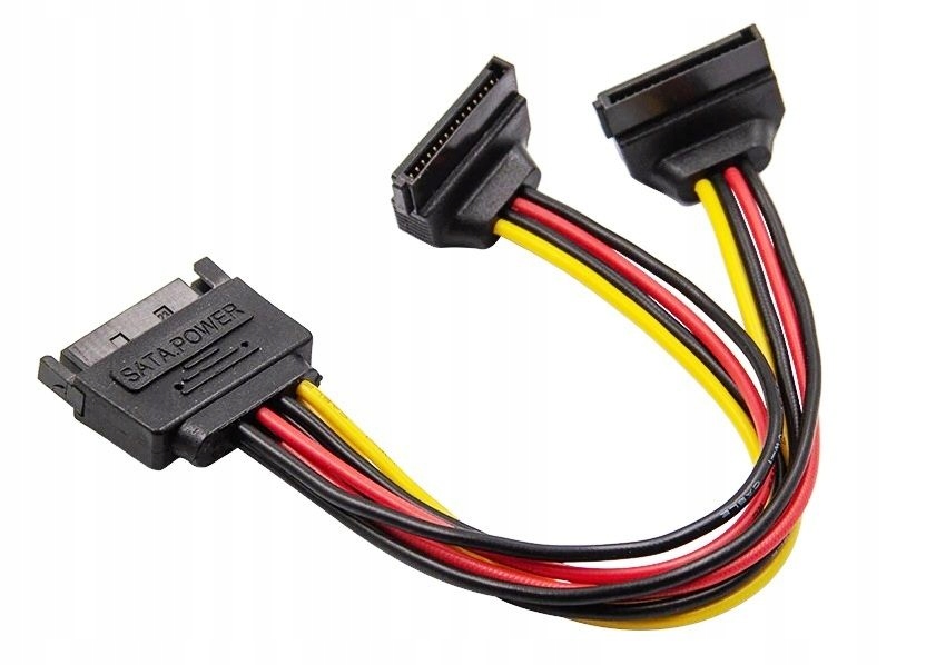 

Rozdzielacz adapter zasilający Sata do 2x Sata