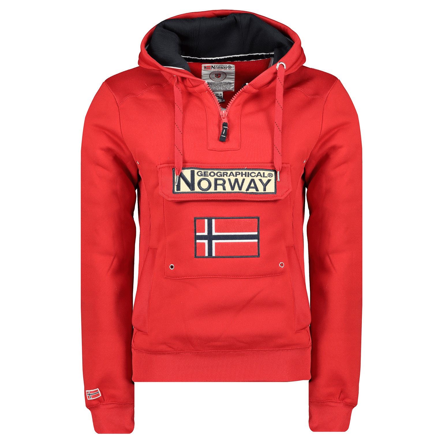 Geographical Norway mikina pánská Gymclass XXL červená