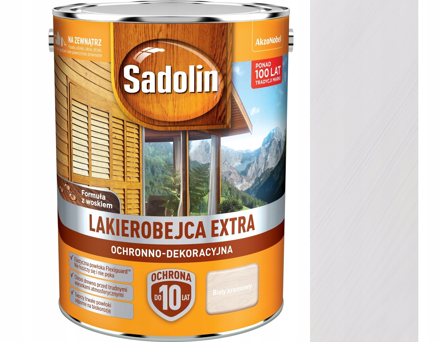 Sadolin Extra Lakový Obal 5 L Bílý Krémový