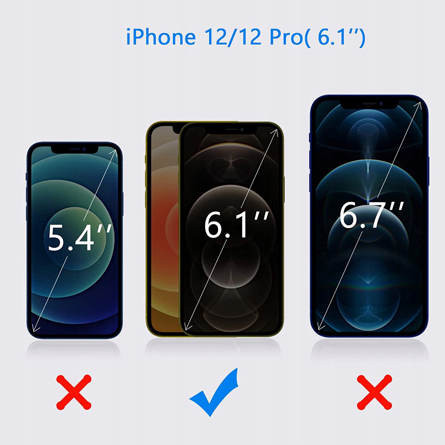 Szkło hartowane płaskie 9H do iPhone 12 / 12 Pro Kod producenta iPhone 12 / 12 Pro