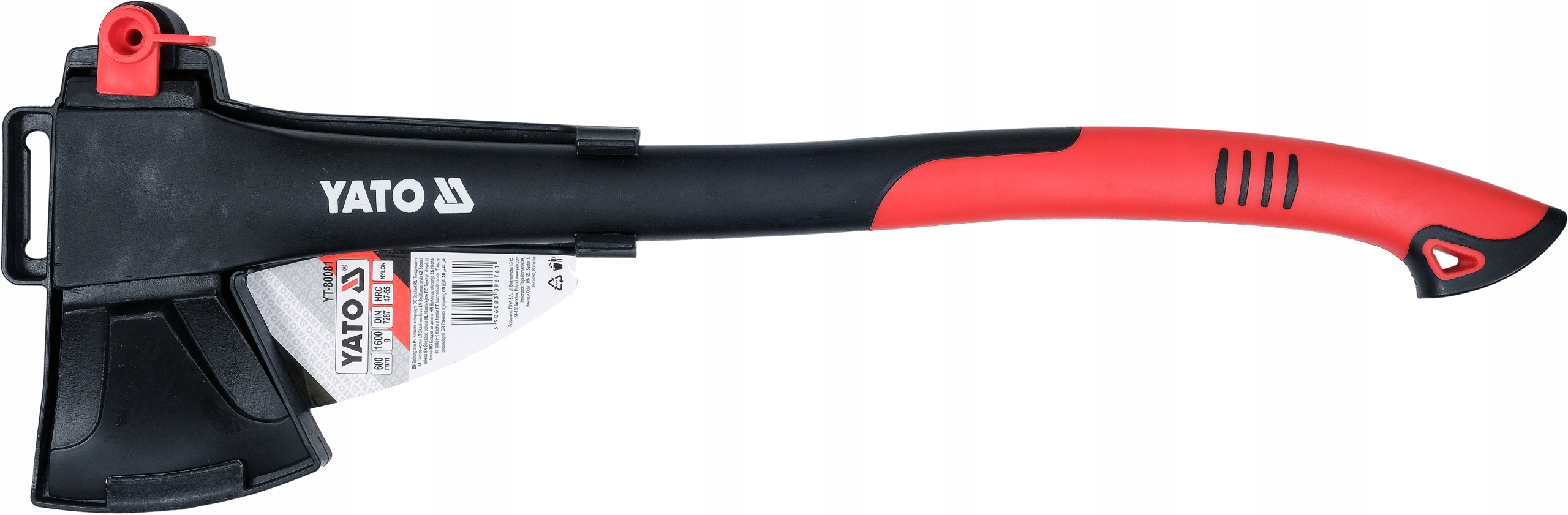 YATO SIEKIERA ROZŁUPUJĄCA TOPOREK 1,6kg 1600g 60cm Waga narzędzia 1.6 kg