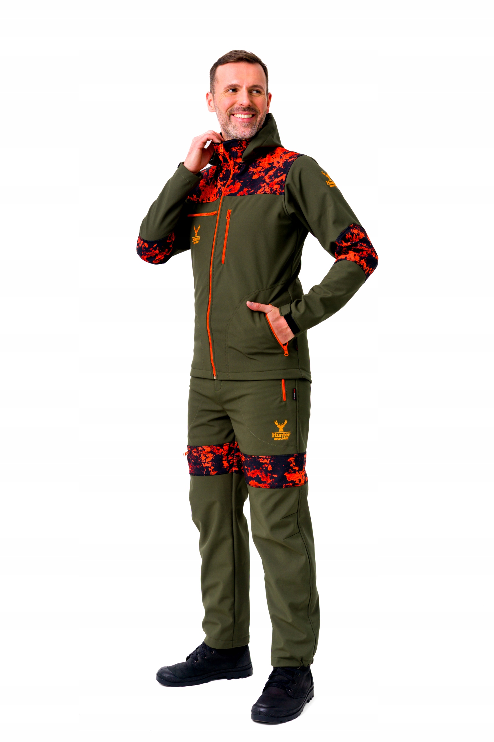 Lovecký Set – Bunda Kalhoty – Softshell – M