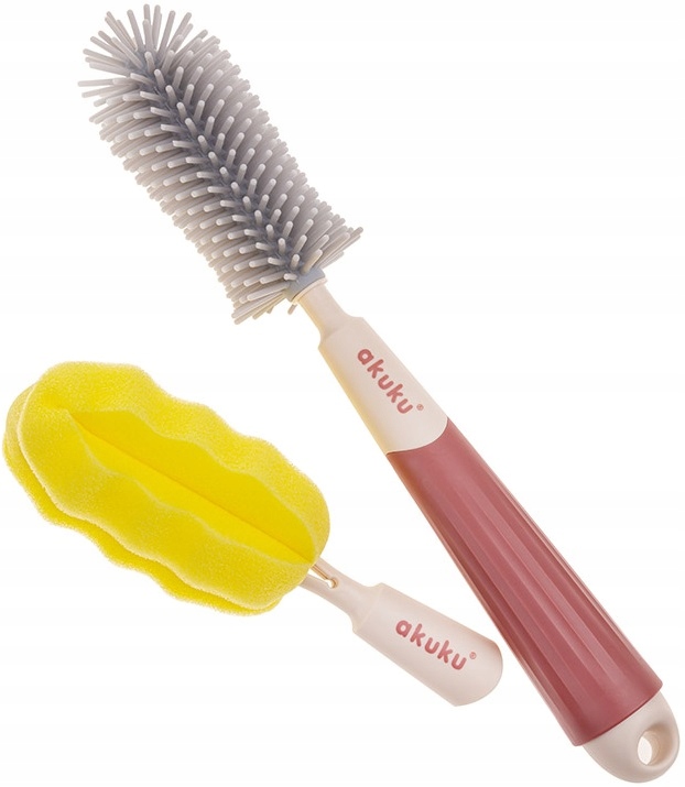 

Akuku Szczotka Do Butelek I Smoczków Zestaw Gąbka