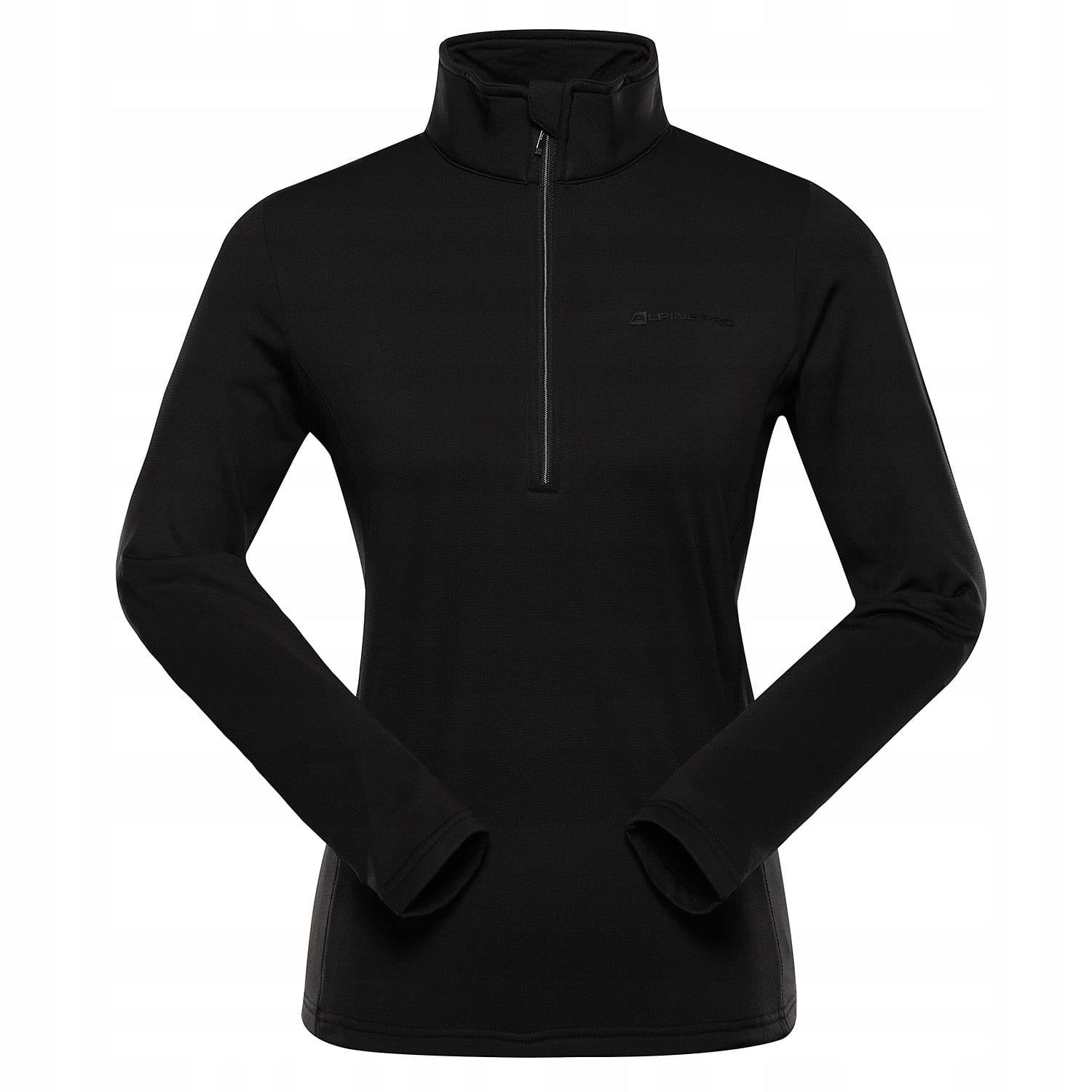 Bluza damska sportowa szybkoschnąca Alpine Pro Getta 2 k.czarny r.M