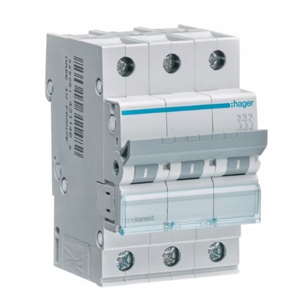 Nadproudový spínač 6kA C 3-pólový 50A MCN350E