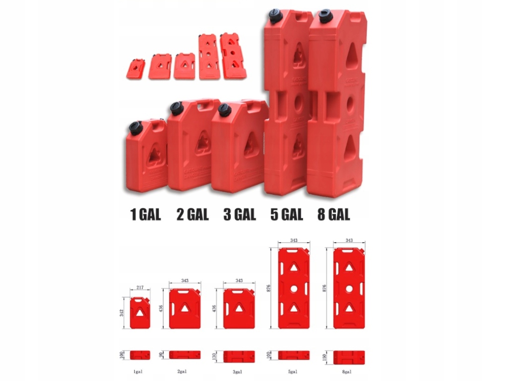 Kanister 7 6 litra 2 galony Weight with packaging 2 kg