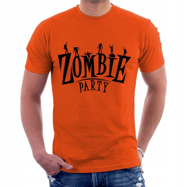 

Halloween Koszulka Męska T-shirt Party Dynia / L