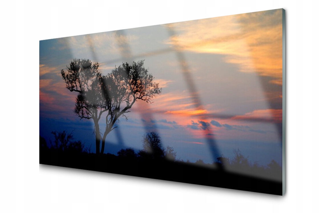 

Panel szklany dekor Drzewo Dekor 140x70 + Klej