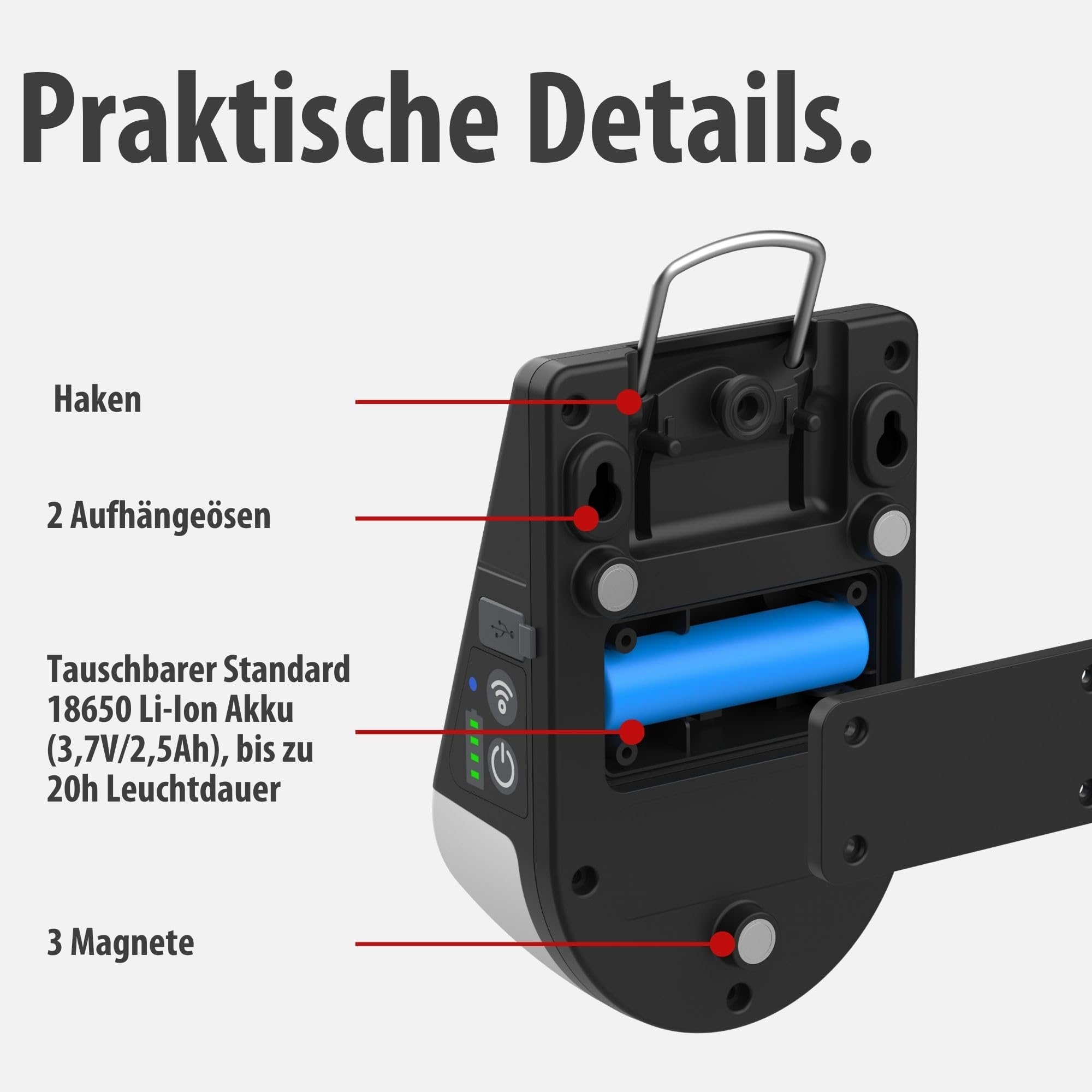 Brennenstuhl KL 300 AS Lampa Solarna LED Zewnętrzna Z Czujnikiem Ruchu IP54 — miniatura 5