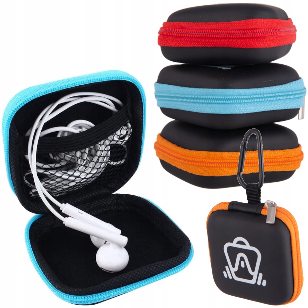 

Zestaw 3SZT Etui Na Słuchawki Twarde Zamek