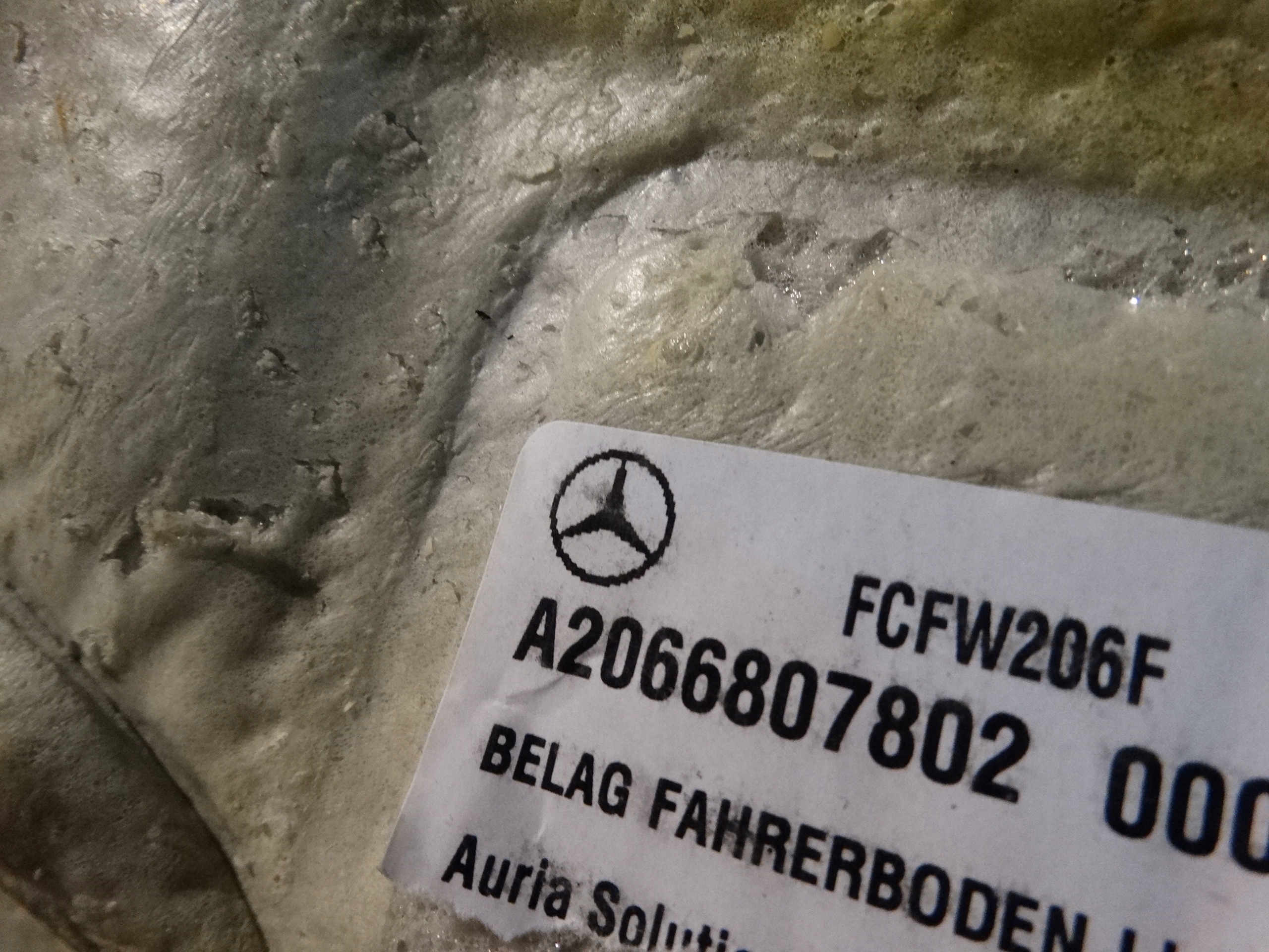 IDEALNY carpet front front left MERCEDES W206 1