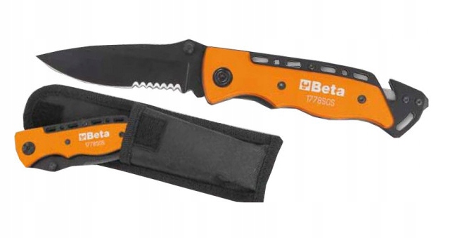 

Nóż Składany Z Przecięciem Pasa Beta 1778SOS Beta