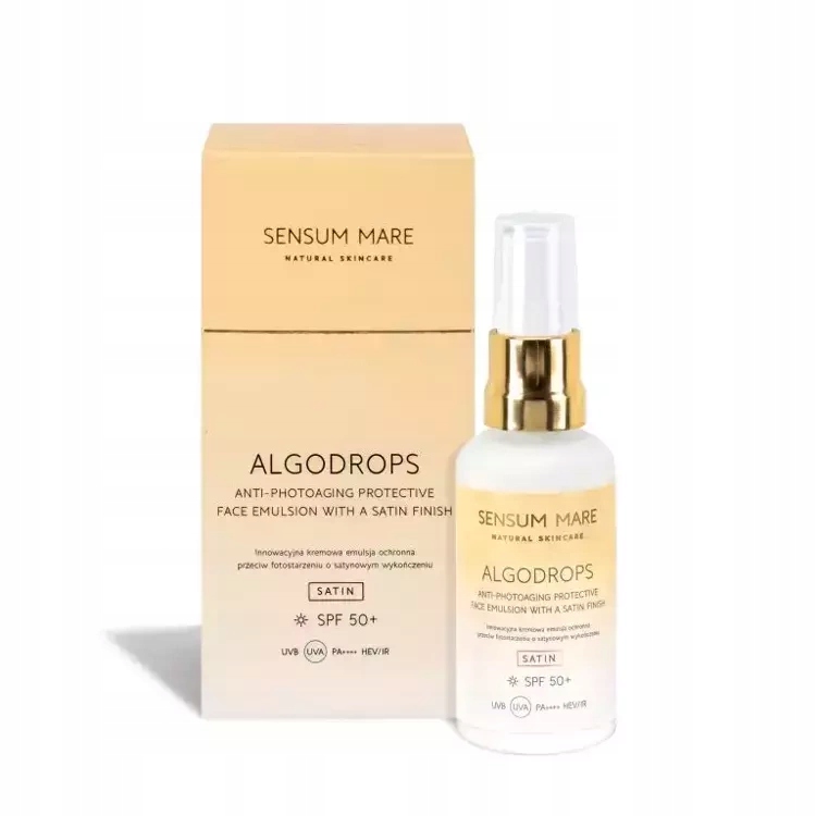 Sensum Mare Algodrops ochranná emulze Spf 50+ Uvb Uva Pa++++ Hev/ir