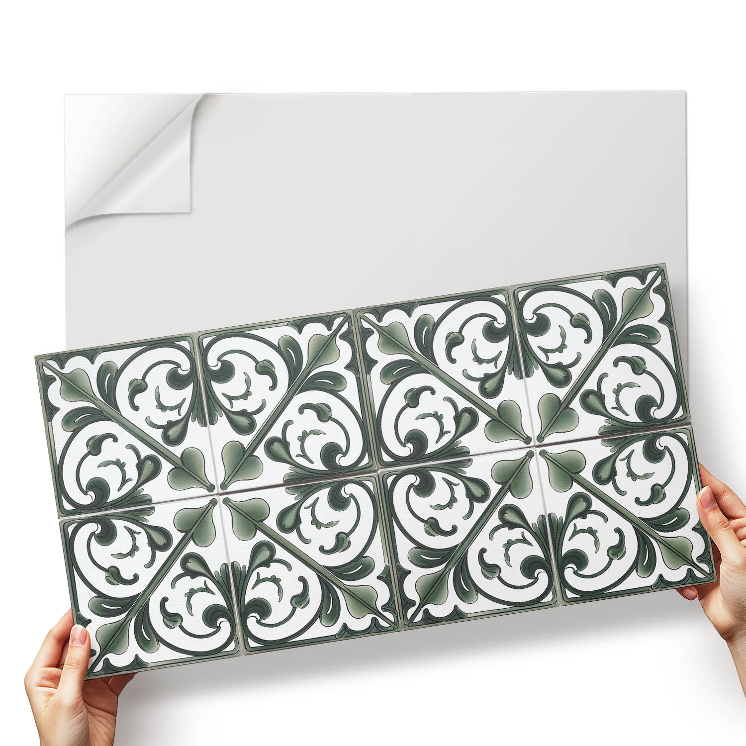Balíček vinylových dlaždic Rostlinné ornamenty ve stylovém provedení 6x60x30 cm