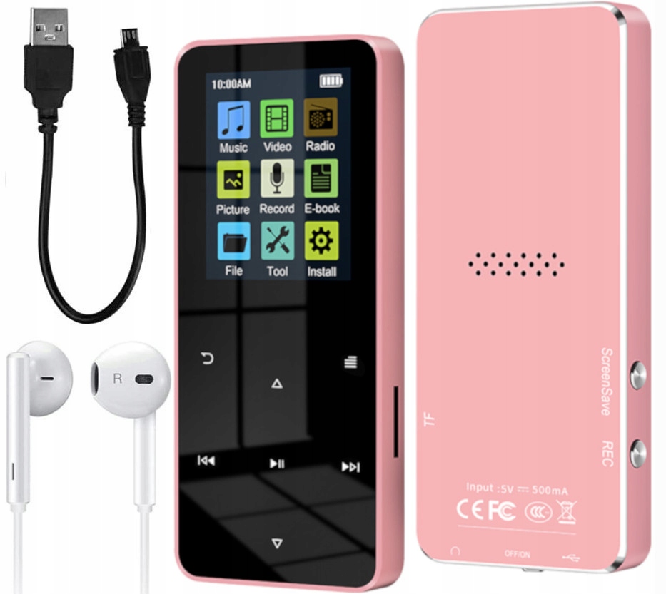 

Odtwarzacz MP4 MP3 16GB Bluetooth 5.0 HiFi Radio
