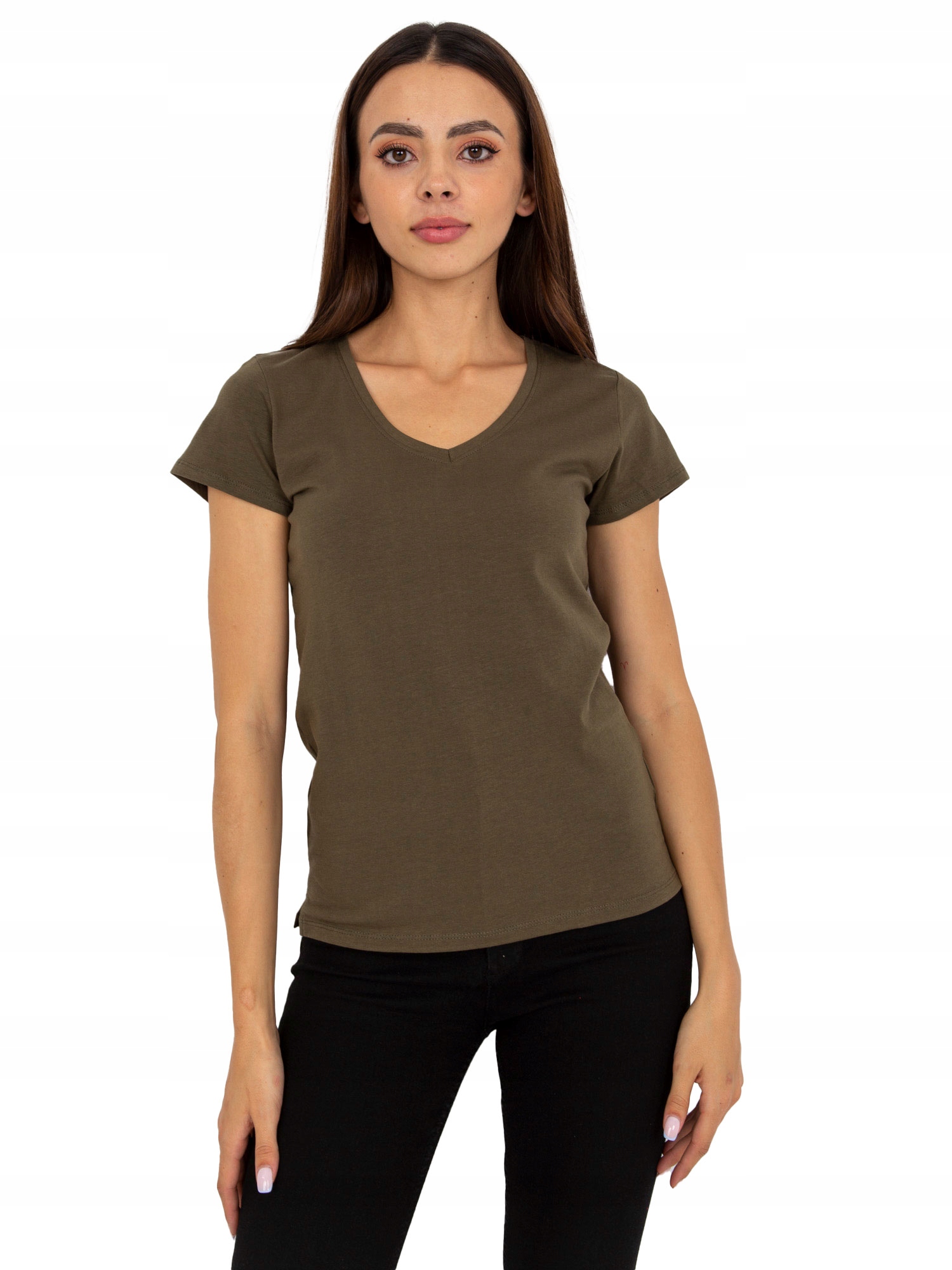 

T-shirt Damski bawełniany basic na co dzień 2XL