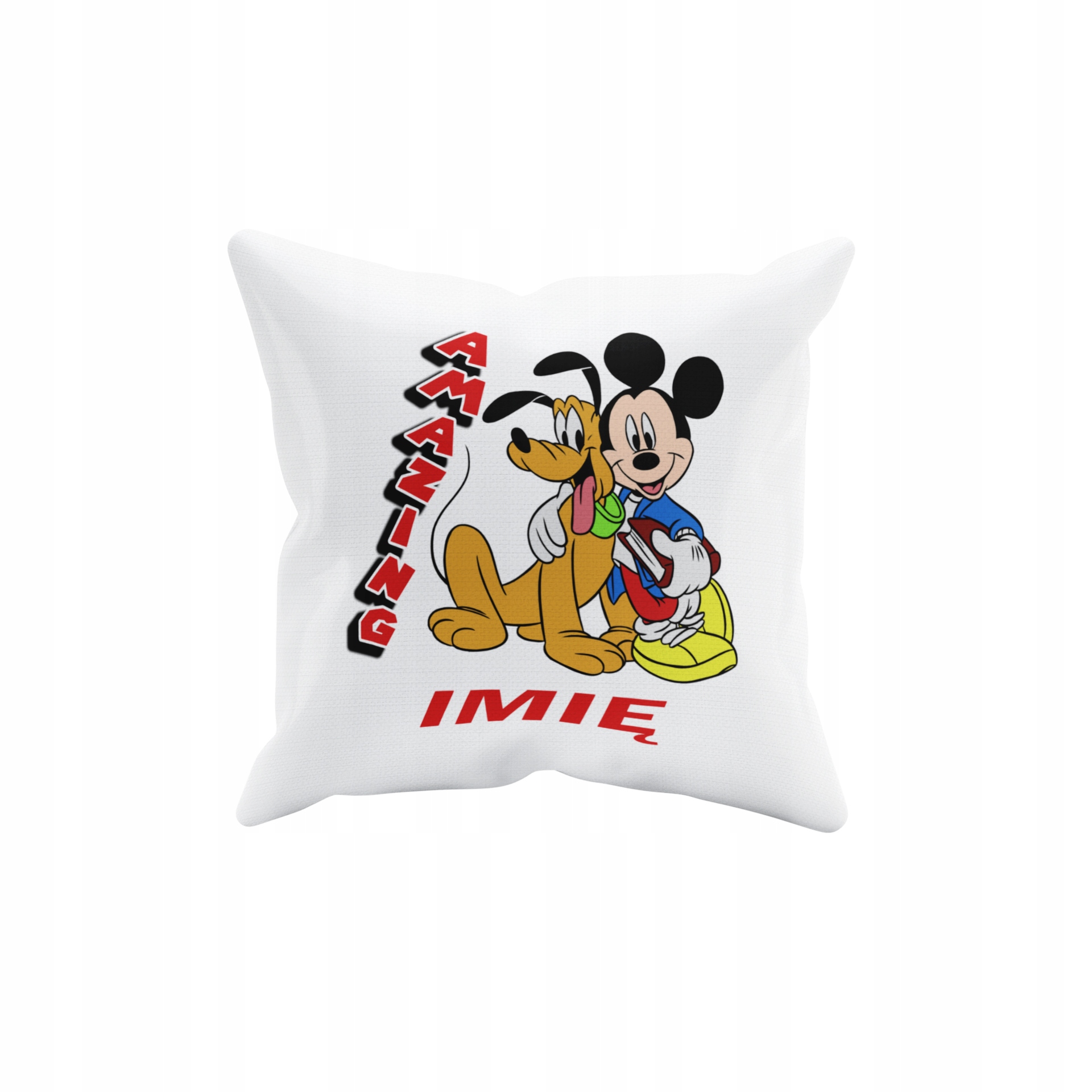 POSZEWKA NA PODUSZKĘ JAŚKA DO PRZEDSZKOLA MYSZKA MICKEY + IMIĘ GRATIS Waga produktu z opakowaniem jednostkowym 0.5 kg