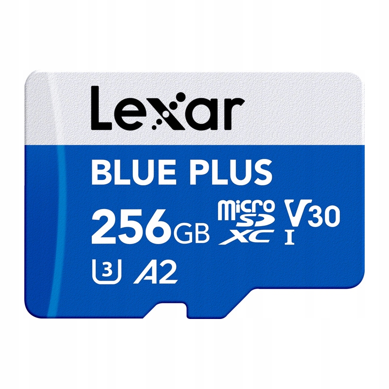 Lexar Paměťová karta microSDXC pro sportovní kameru telefonu V30 Uhs-i 256GB