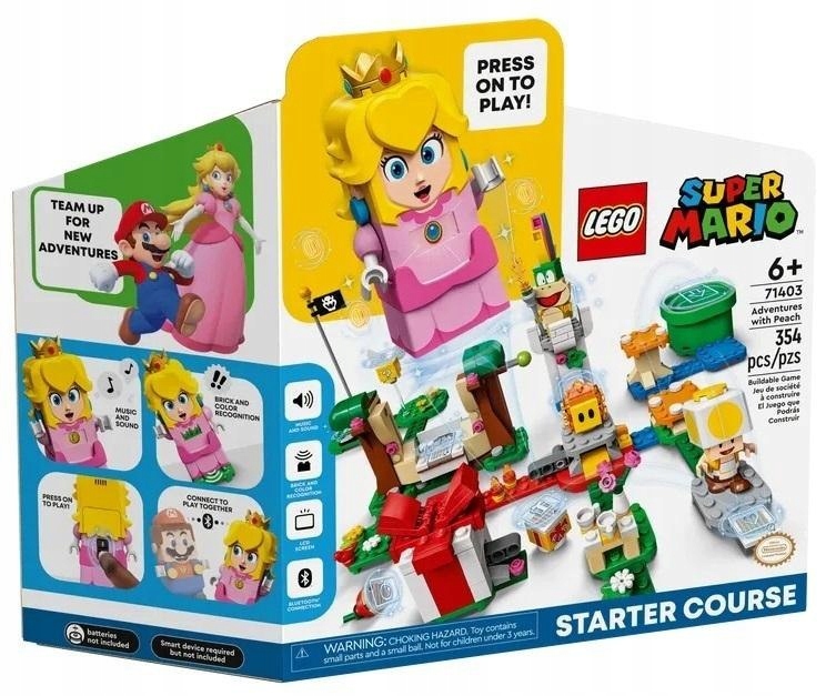 LEGO SUPER MARIO 71403 PRZYGODY Z PEACH - ZESTAW