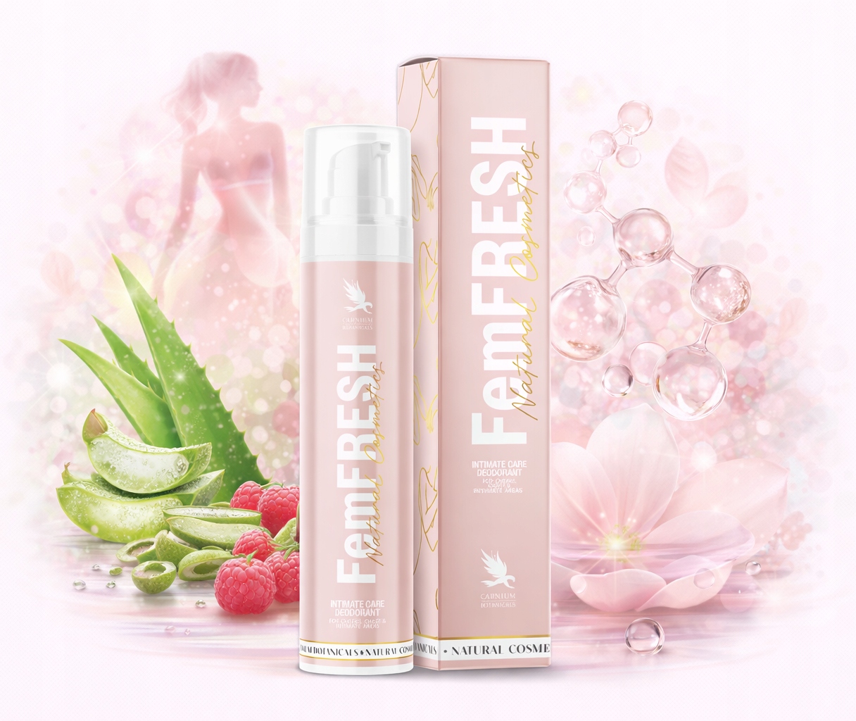 Péče O Intimní Partie Krém Carnium Botanicals FemFRESH 50 ml
