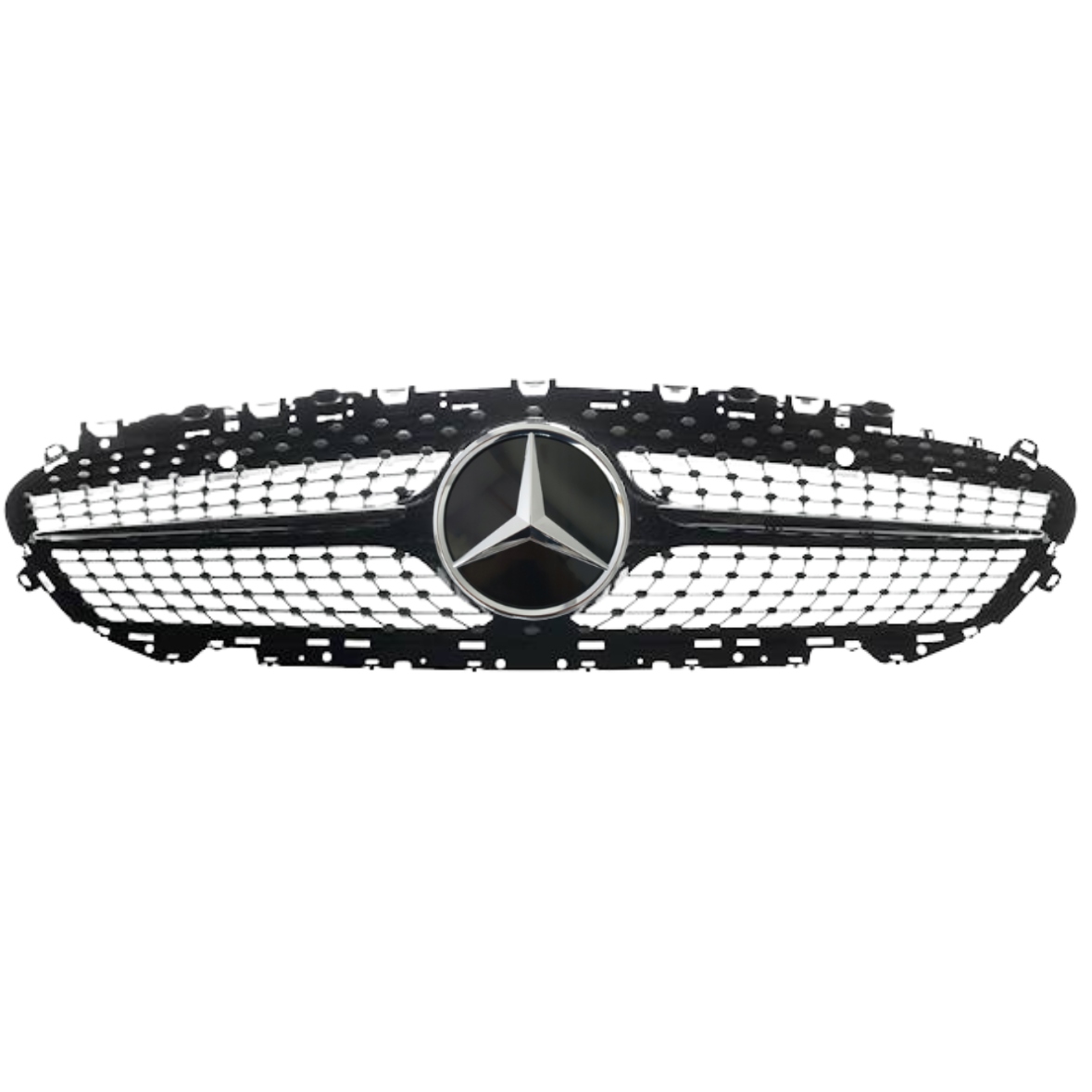 Mercedes Cls Třída W257 2018- Atrapa Gril Černý Chrom Diamond Razítko