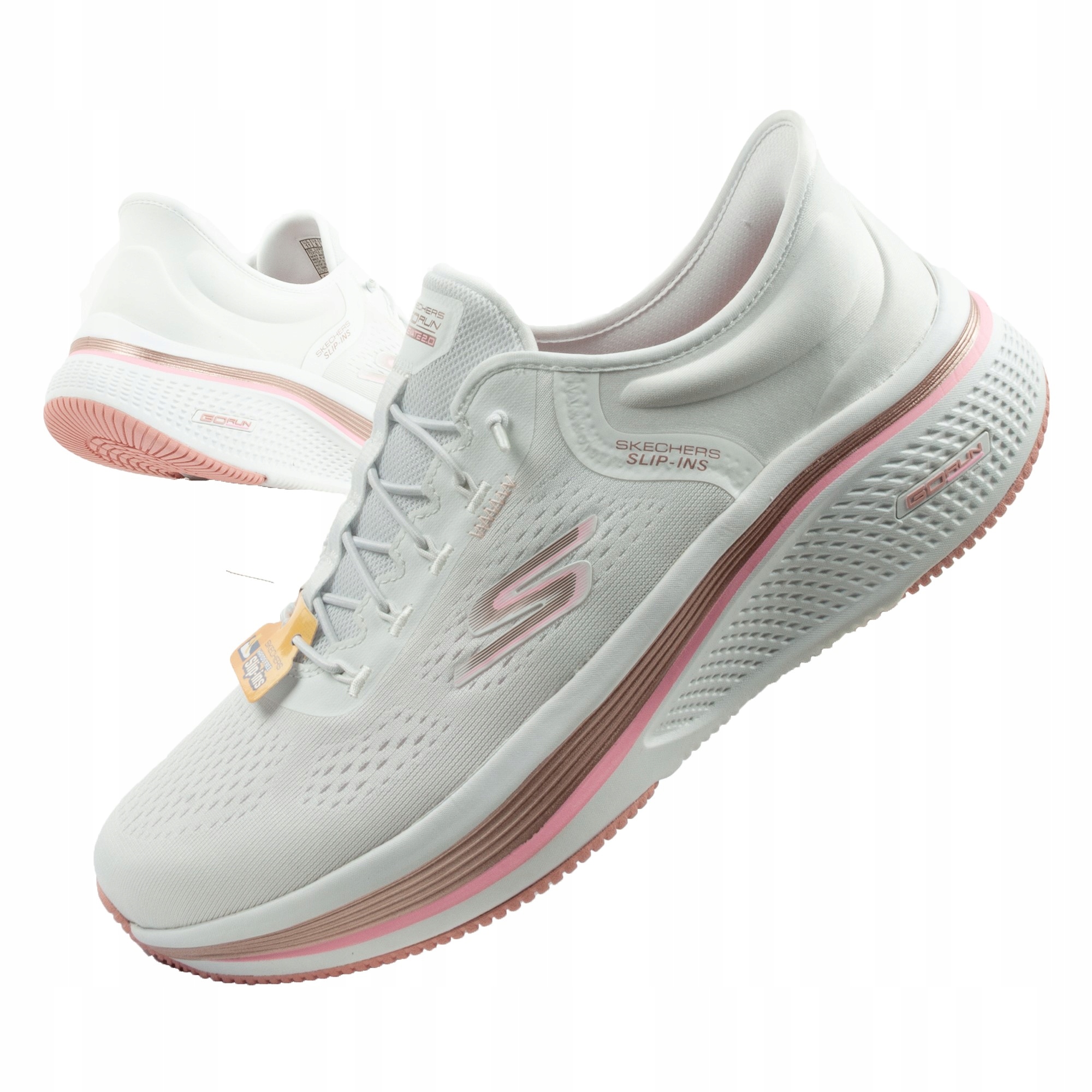 Buty sportowe damskie Skechers Go Run Elevate 2.0 r.37,5 Slip-ins białe