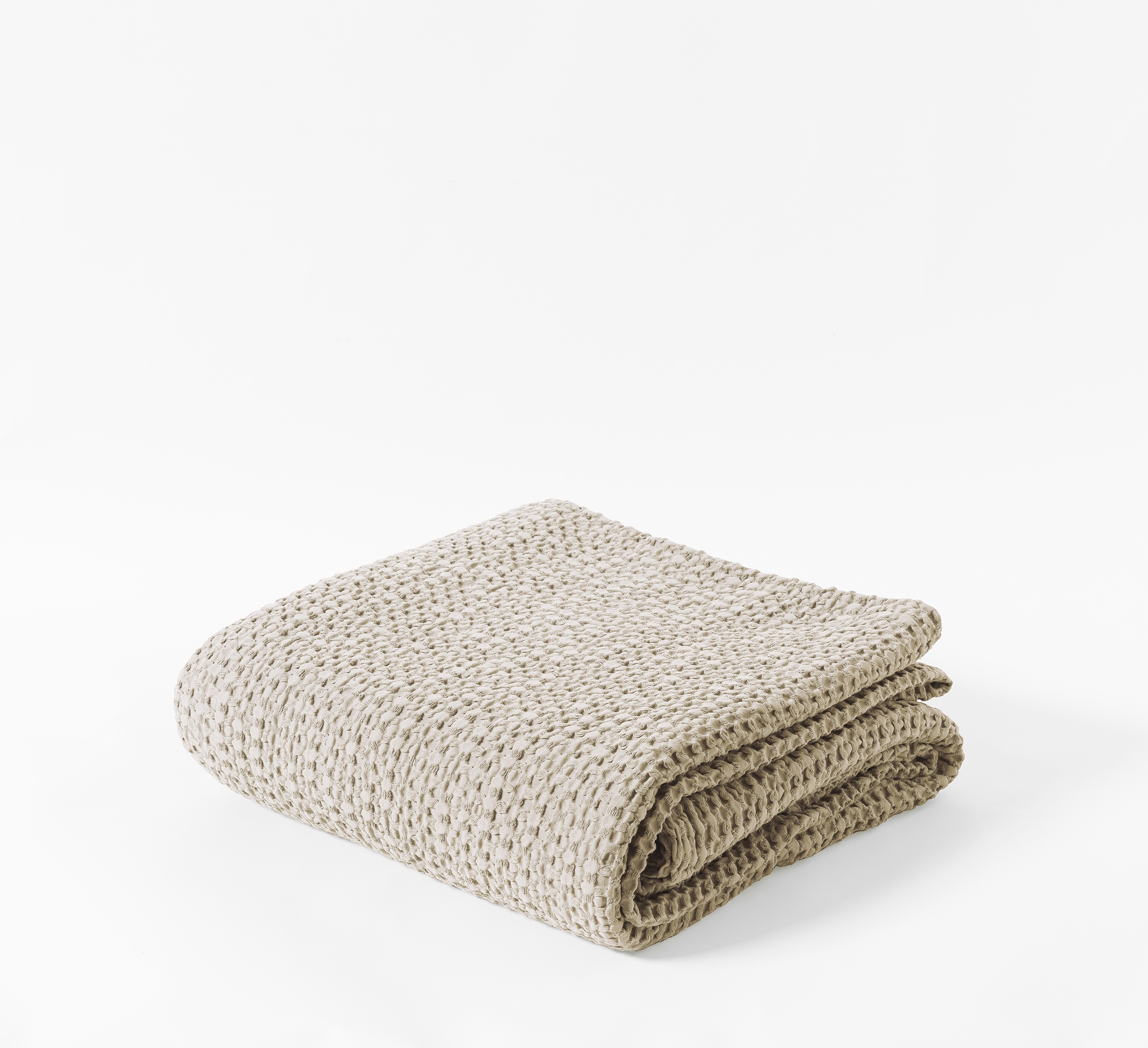 Přehoz na postel MrTowel 260x300 cm 100% bavlněná měkká kávová kapa