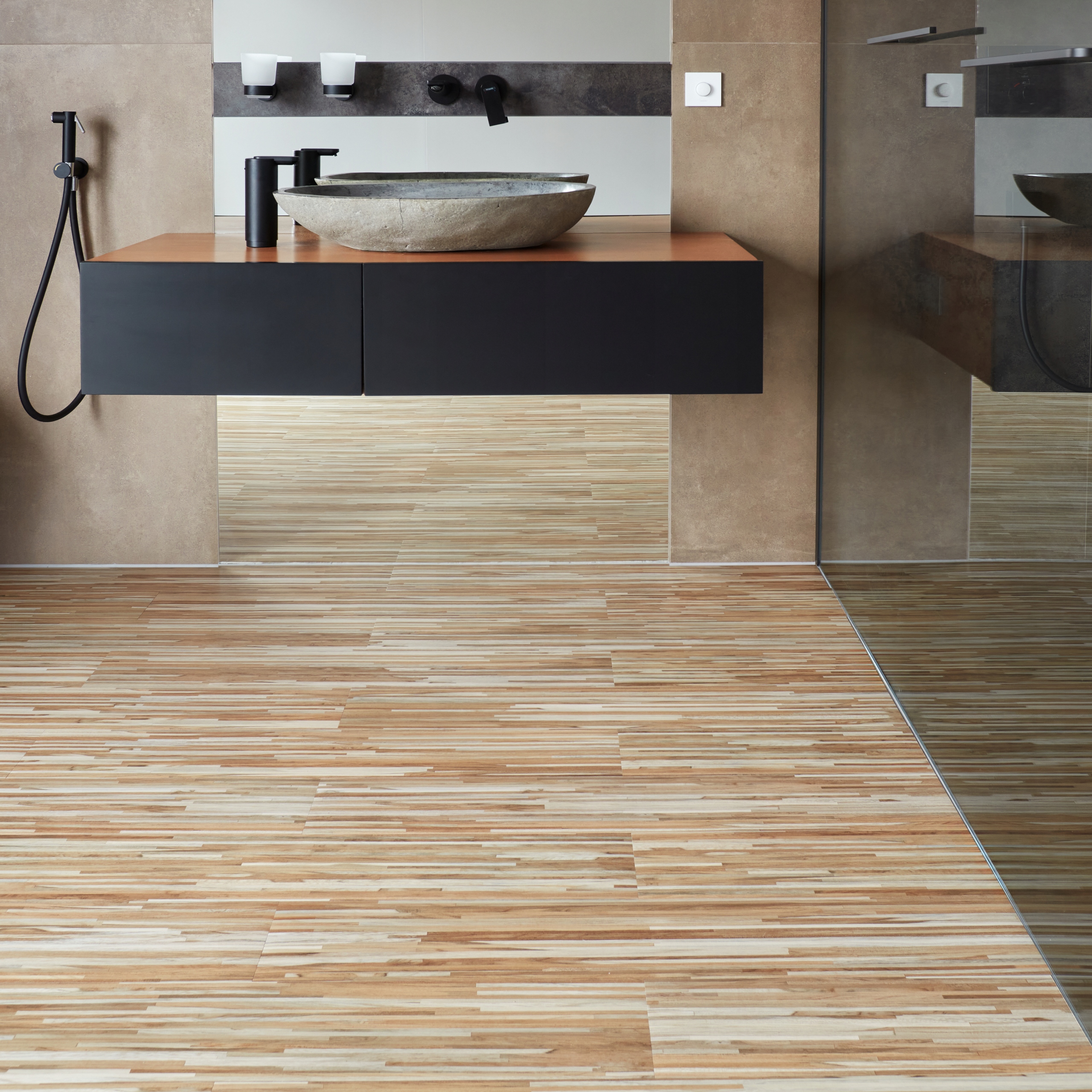 Panele Winylowe Samoprzylepne 5m² SŁONECZNY PARKIET Deski parkiet WODOODP* Montaż samoprzylepne