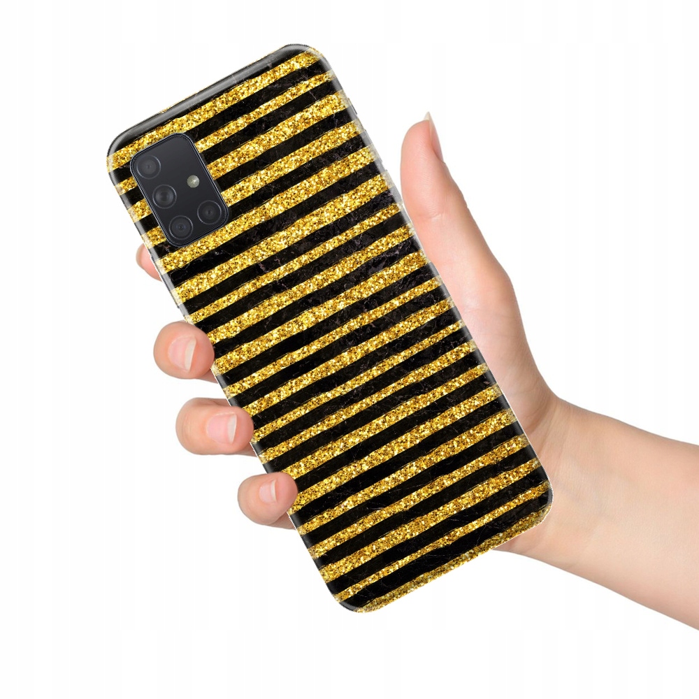 

Etui do Samsung Galaxy A71 5G wzory Złoto obudowa