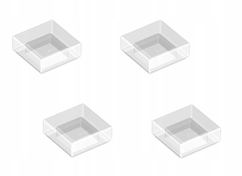 

Lego Płytka płaska 1x1 przezroczysty 3070b 4 szt