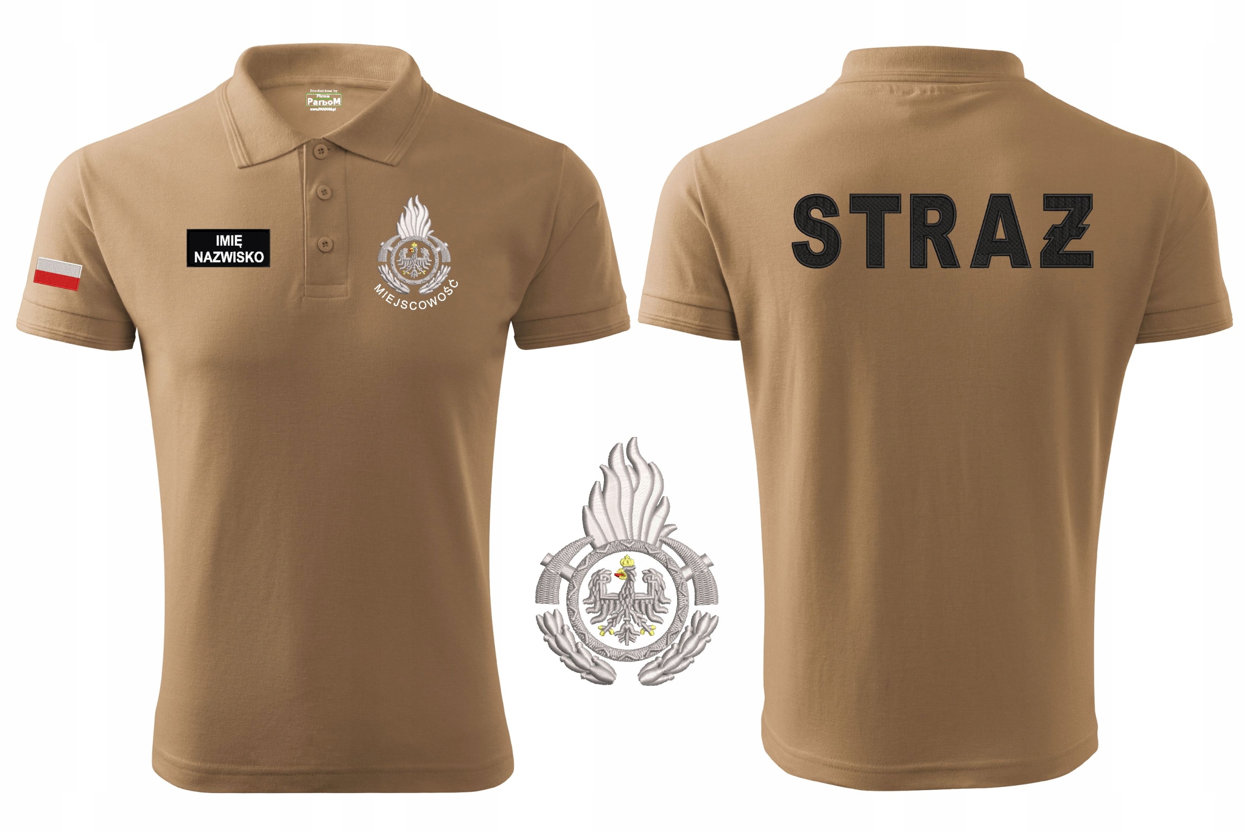 KOSZULKA POLO STRAŻ OSP NOMEX 998 OSP PSP ODZIEŻ strażacka haftowana Stan opakowania oryginalne