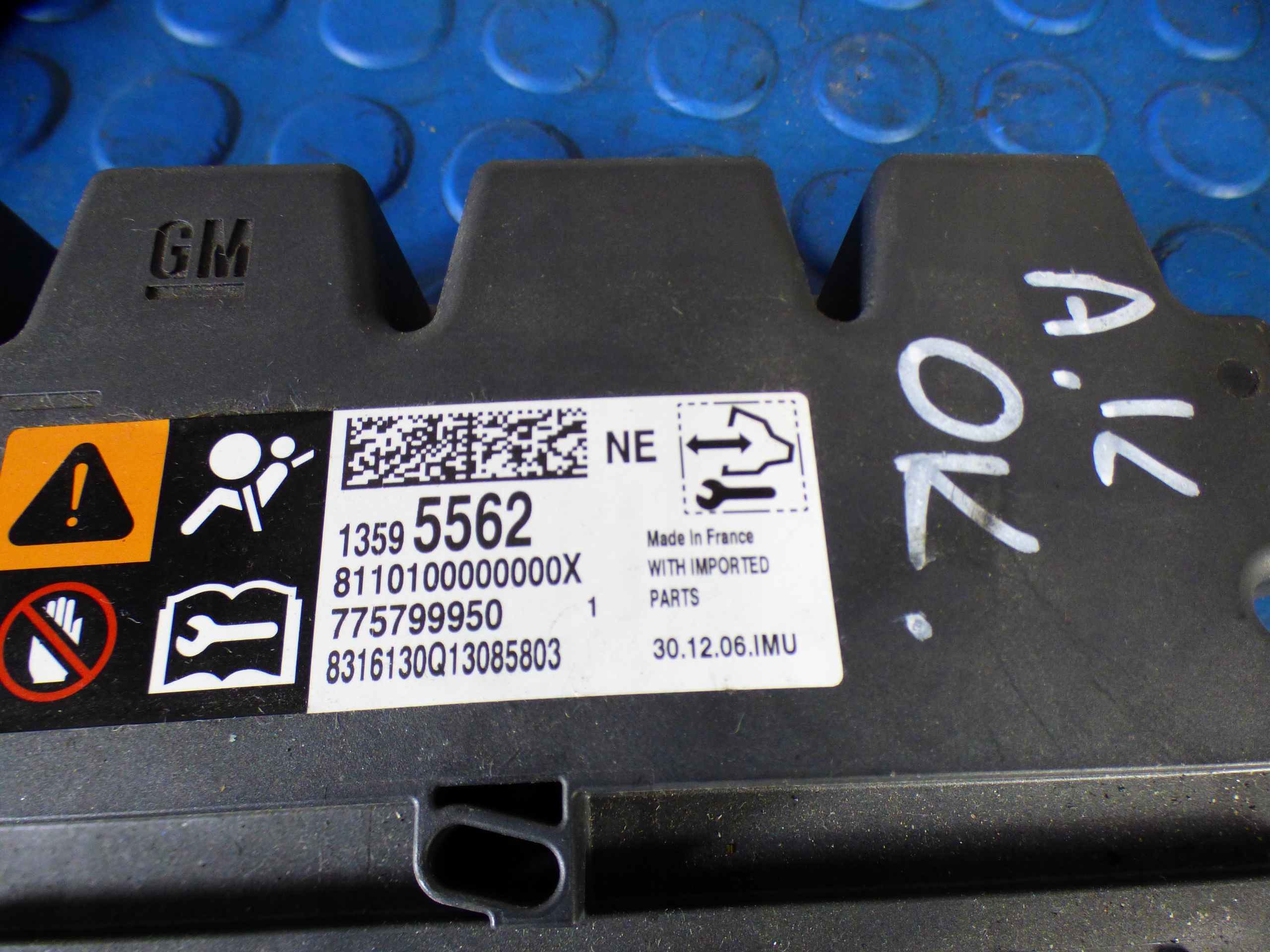 sensor airbag 13595562 100%OK SPRAWNY OPEL ASTRA K V